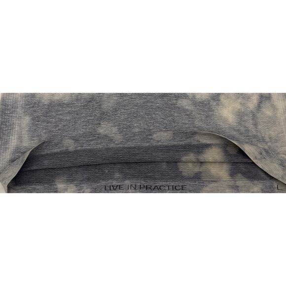 Lululemon Athletica Gray Tie Dye Athletic Dri Fit Shirt Size Men's Large - Picture 4 of 4